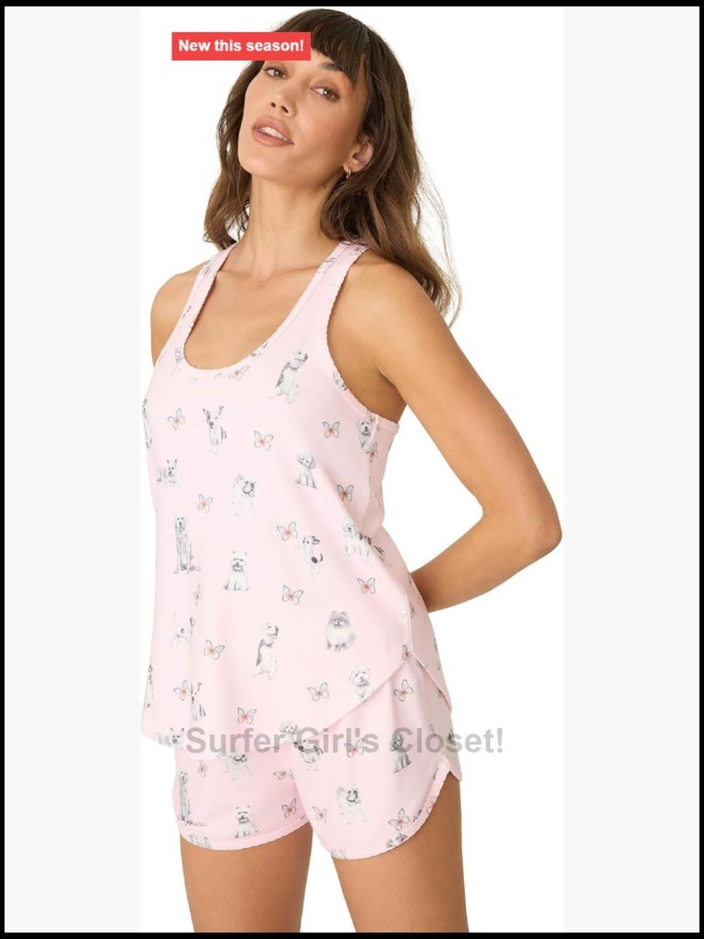 Women's Sleep Tank Top Racerback buttery Soft Jersey